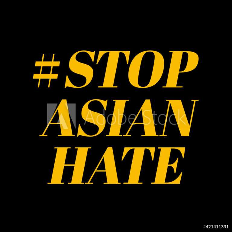 stop asian hate.Stop spread of racism.Racism is not comedy.Anti racist.Banner poster background for protester.Stop hate crimes against asians.Support Asian american communities.Equality