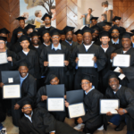 GED and vocational graduates from the Robert E. Burton school