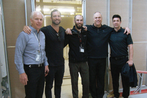 Chris Redlitz, Sebastian Terry, Jon Gripshover, John Guidon and Lee O’Donovan