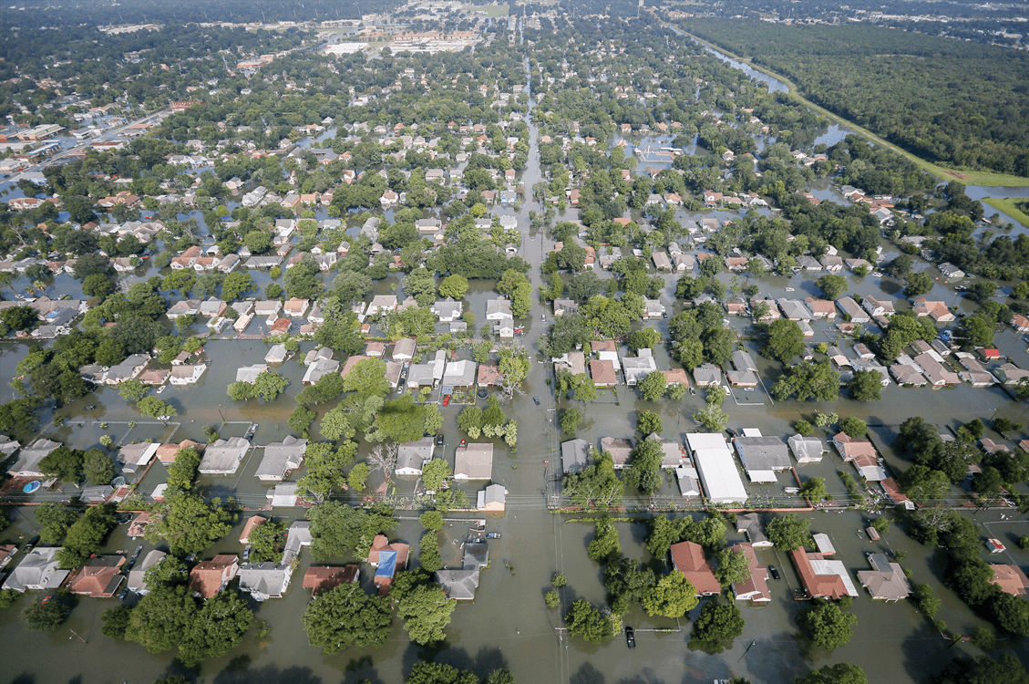 Flooding of Port Arthur, Texas, back in August