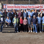 Sponsors and the Veterans Healing Veterans group on the Lower Yard