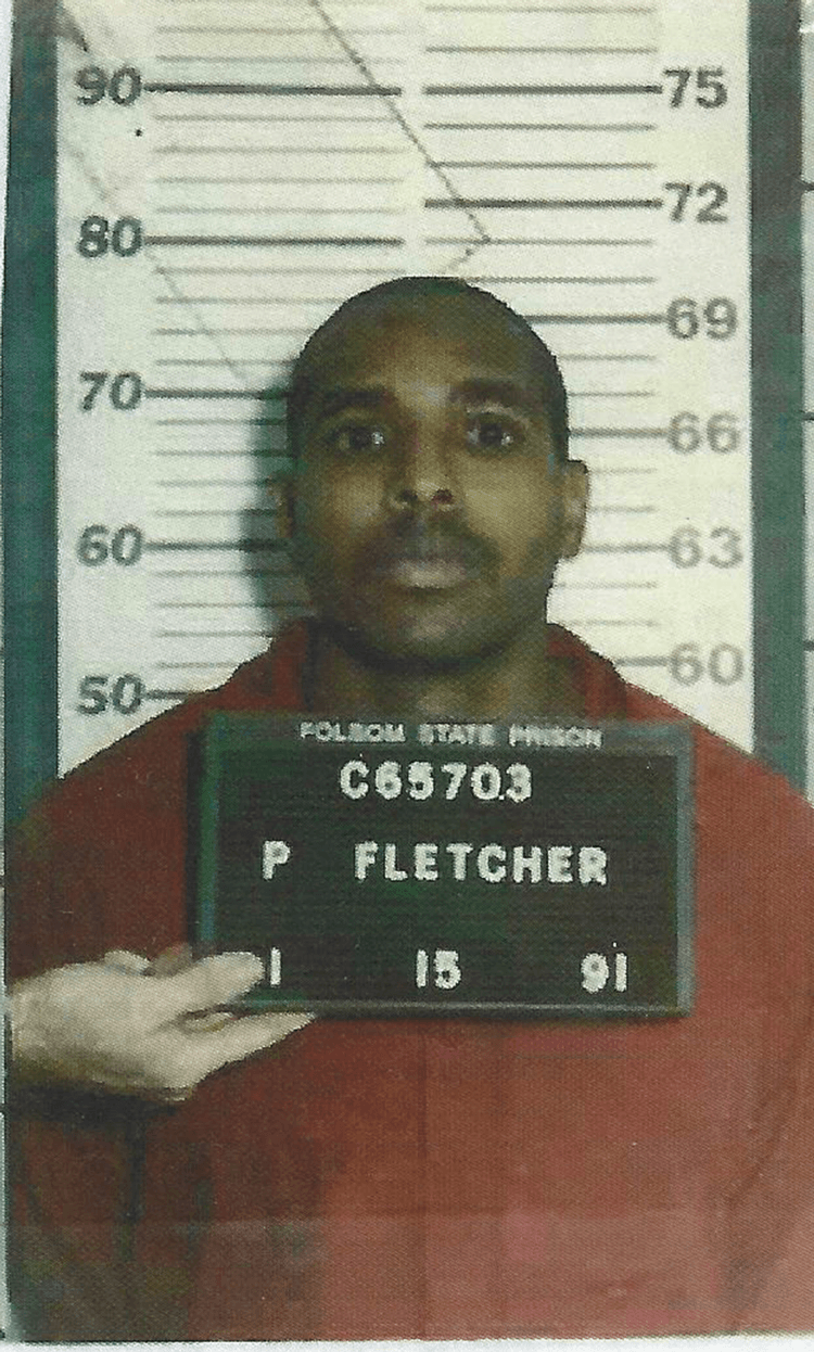 Patrick Fletcher's 1991 Booking photo at Folsom State Prison