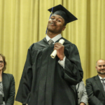 Fifteen students graduated Johanna Boss High School inside the OH Close Youth Correctional Facility Oct. 20. The youth celebrated the occasion with attending family and DJJ staff