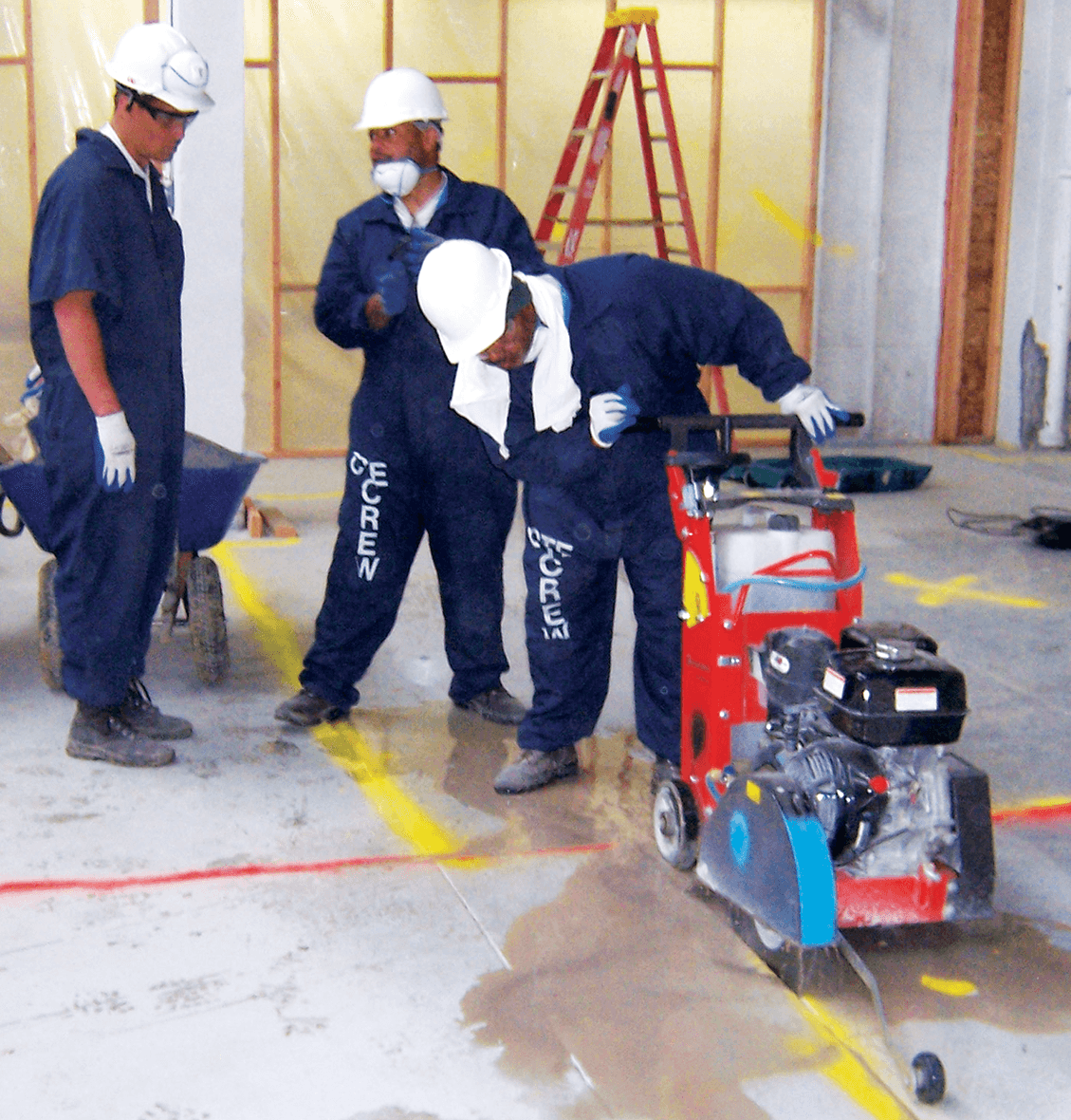 CTE laborers at work