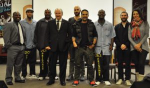 Lt. Robinson, Branden Riddle-Terrel, Marvin Mutch, Mike Gattanella, Gotham Chopra, John “Dunnie” Windham, Chris Uttwiller and Giselle Parets