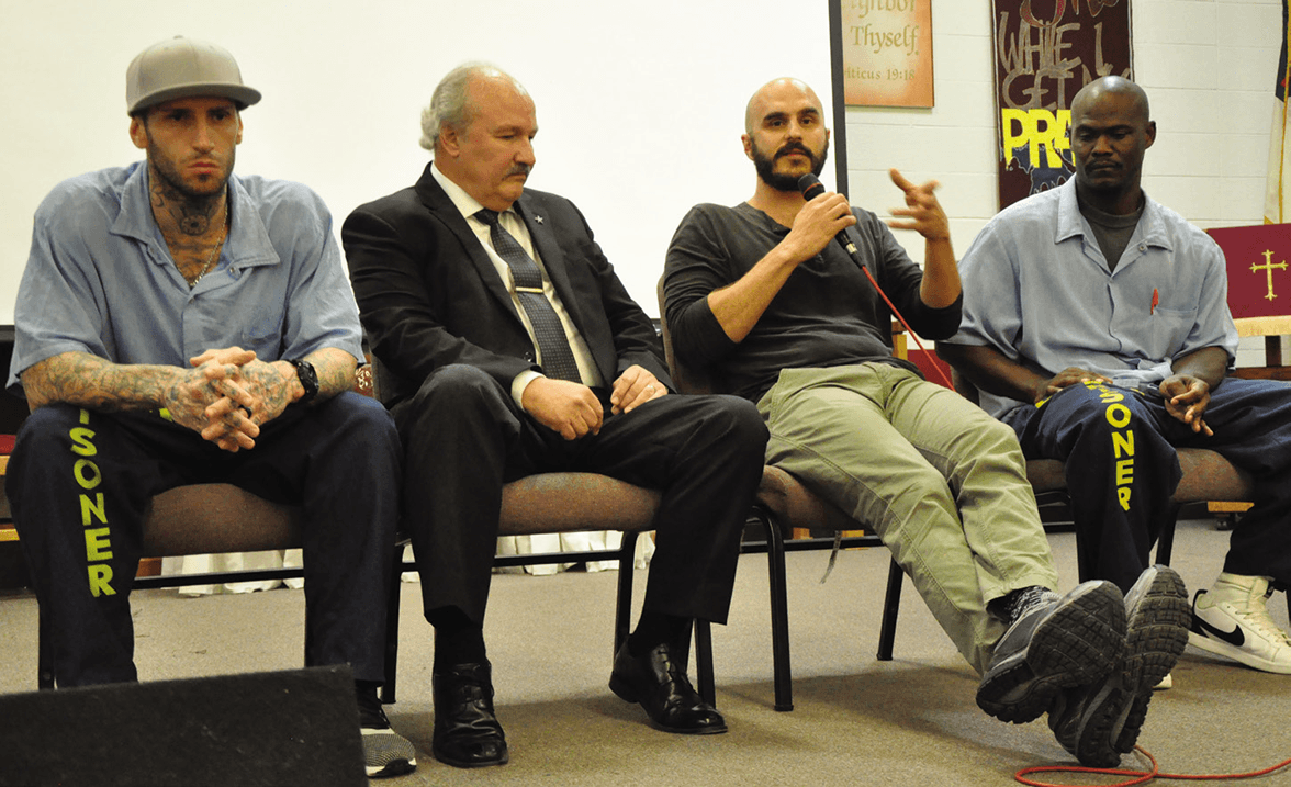 Branden Riddle-Terrel, Marvin Mutch, producer Mike Gattanella and John “Dunnie” Windham