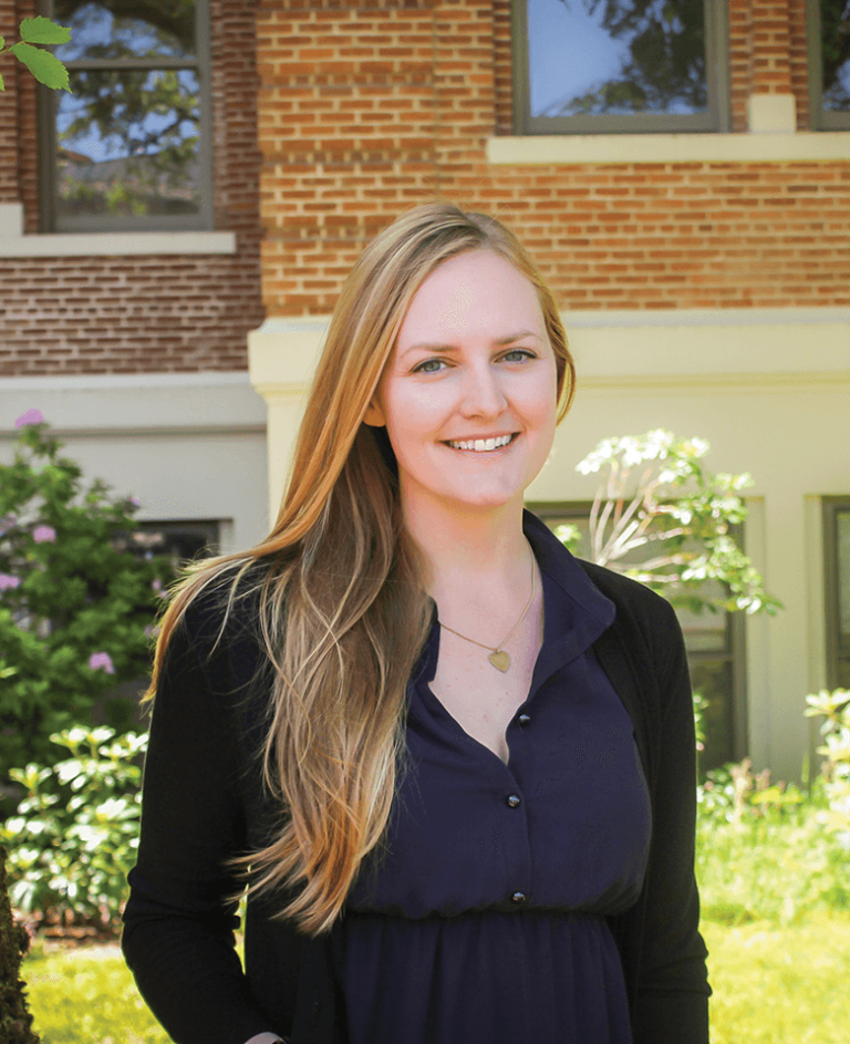 By day, she interviews scientists, by night, novelist