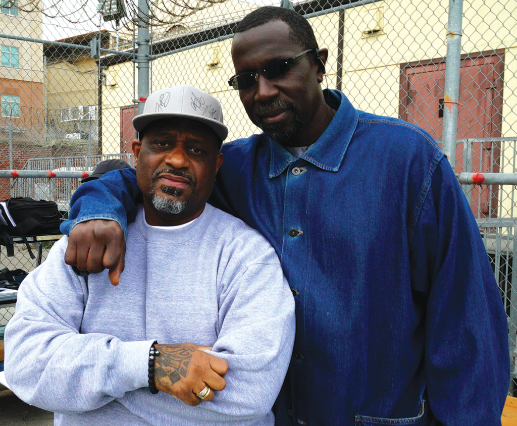 Chandler with close friend Alfred Cinnie