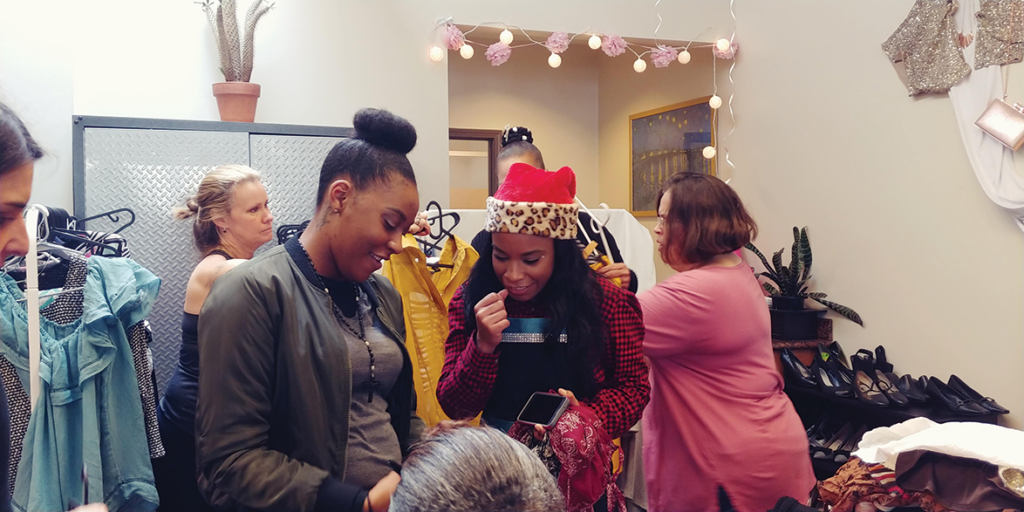 Women building sisterhood and networking