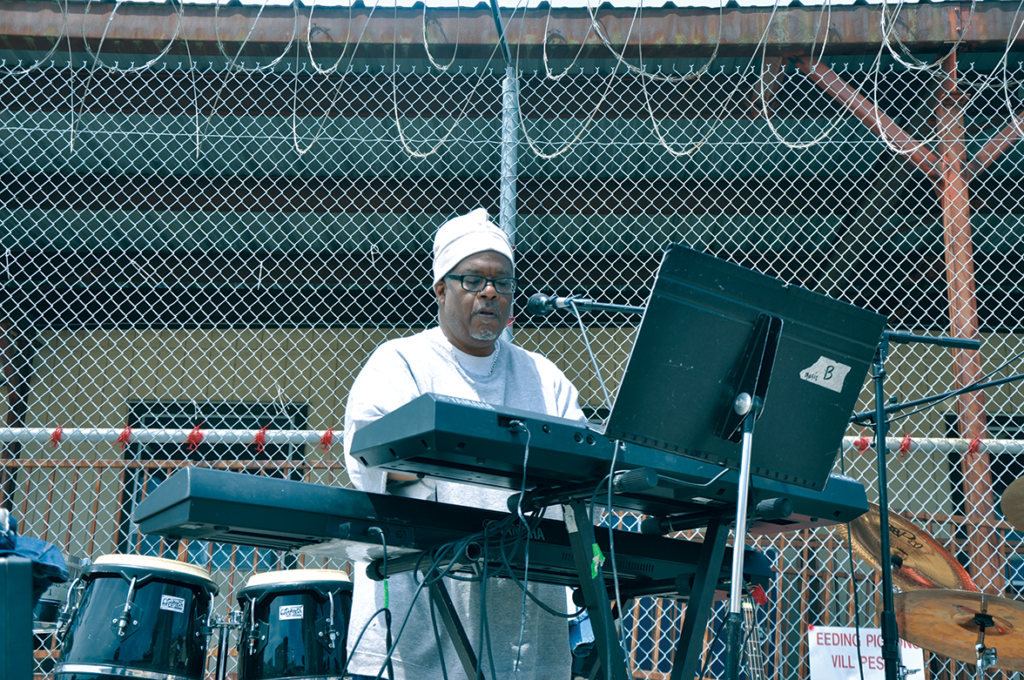 Wilbur "Rico" Rodgers on keyboard
