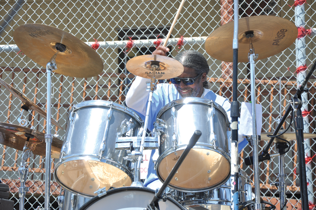 James Benson on drums