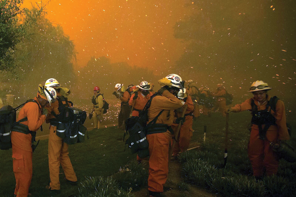 Female firefighters on the front lines of California wildfires
