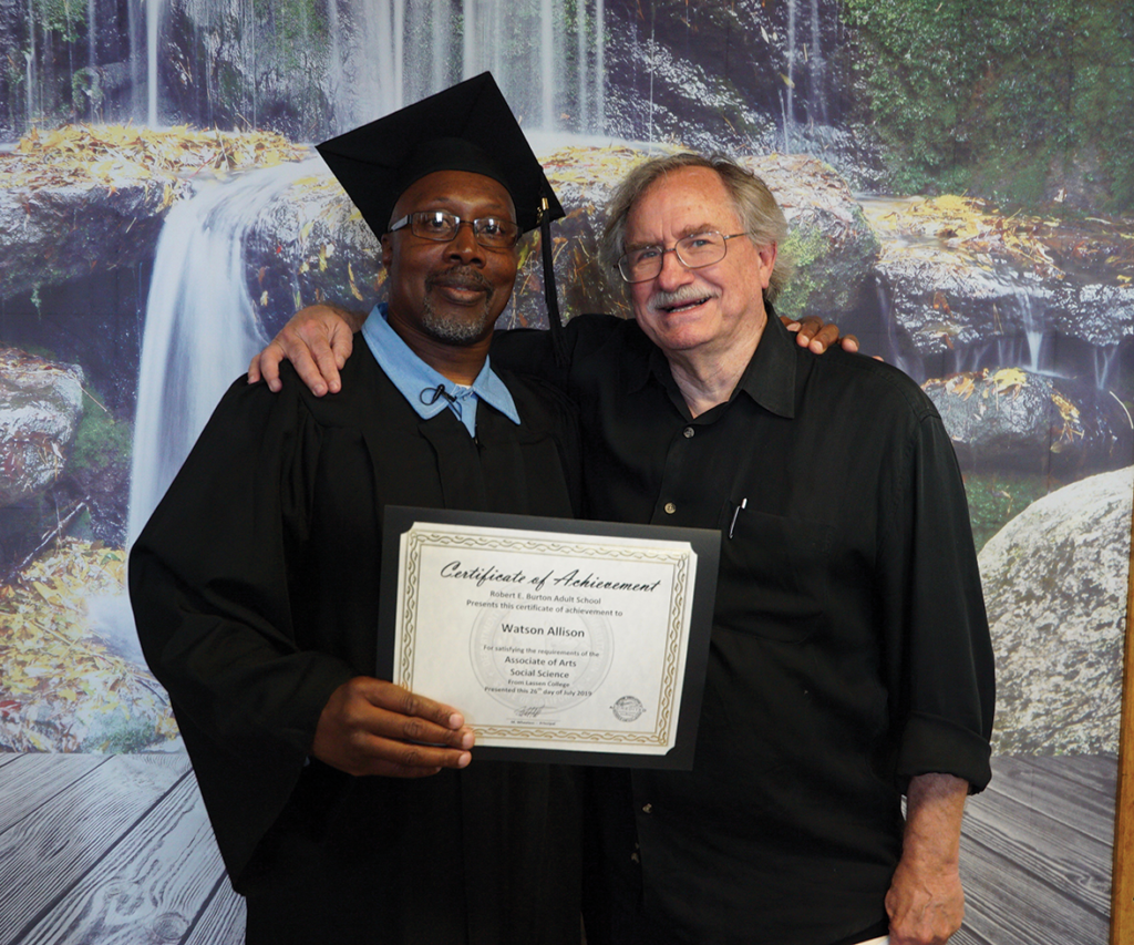 Graduate Watson Allison and attorney Michael Clough