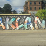 Graffiti on the streets of Oakland, California