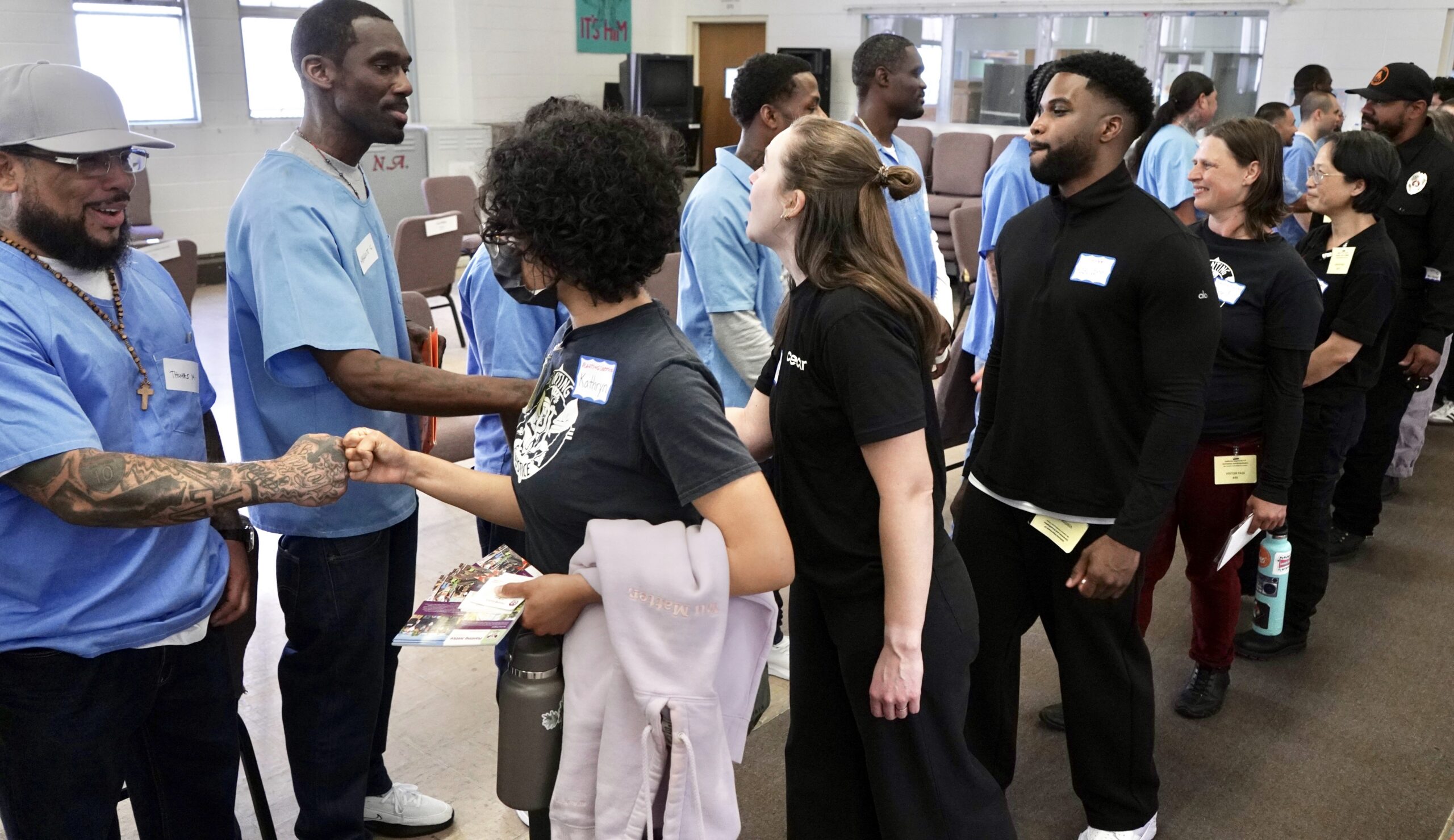 Prison to Employment Connection participants interview with potential employers 