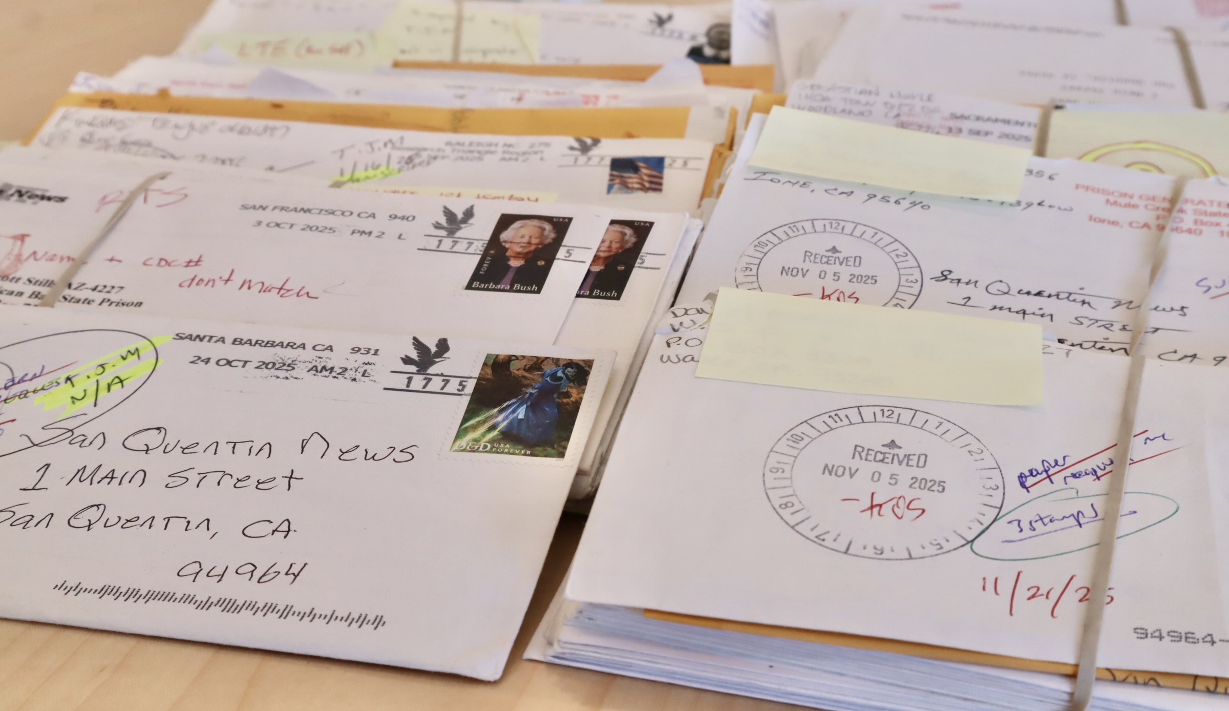 Scanning of incoming mail delivers impact on residents, families 