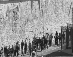 Volunteers stream into the Lower Yard for the seventh annual San Quentin T.R.U.S.T. Health Fair