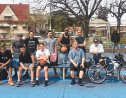 ROOTS’ basketball event with Top: Danny Thongsy, Nate Tan, Roger Chung, Troy Smith, Asian Health Services member and Chau Vi. Bottom: Donte Smith, Nighiep Ke Lam, Tracy Nguyen and Zitsue Lee ROOTS’ basketball event with Top: Danny Thongsy, Nate Tan, Roger Chung, Troy Smith, Asian Health Services member and Chau Vi. Bottom: Donte Smith, Nighiep Ke Lam, Tracy Nguyen and Zitsue Lee