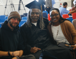 Family friend of Graduate Gerald Morgan commemorates with daughter-in-law Oreisha Morgan Family friend of Graduate Gerald Morgan commemorates with daughter-in-law Oreisha Morgan