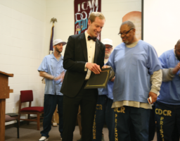 Mike Kramer and Anthony Redwood got an award Mike Kramer and Anthony Redwood got an award