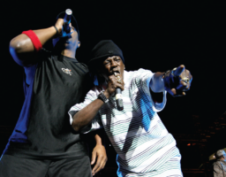 Public Enemy consisted of
Chuck D, Flavor Flav, Terminator
X, and Professor Griff. Their
Black social consciousness
albums It Takes a Nation of
Millions to Hold Us Back and
Fear of a Black Planet, raised
political awareness with songs
Fight the Power,
911 Is a Joke,
and By the
Time I get
to Arizona,
protesting the state
of Arizona for failing
to recognize Dr.
Martin Luther King
Jr. Day as a national
holiday at the
time.