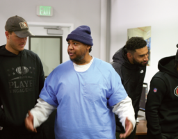 49ers players visit San Quentin’s coding lab, where incarcerated coders learn to ply their trade