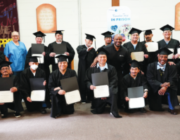 19 men
who completed the one-year
program for the Prison Fellowship
Academy