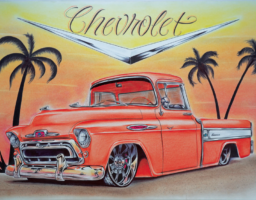 1957 Chevrolet (2023) 19-in by 12-in